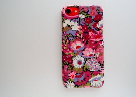 iPhone7ケース／リバティ・ソープ・ピンク