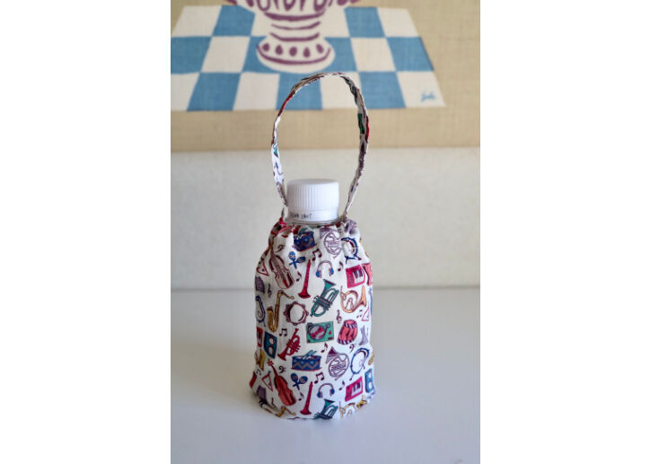 ペットボトルカバー・マイルズ（楽器柄）（リバティプリント