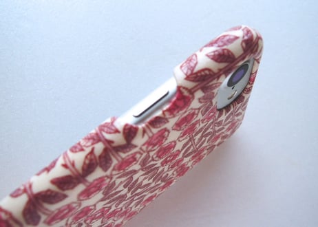 iPhone7ケース／スリーピングローズ・ピンク