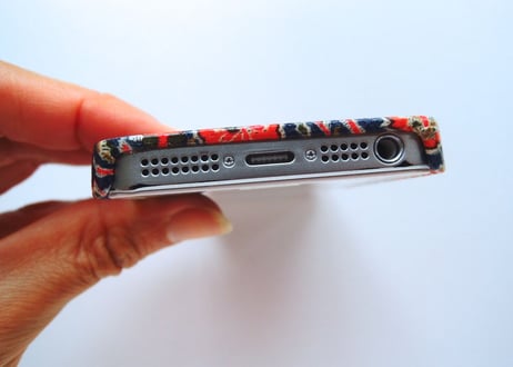 iPhoneSE/5sケース／フェリックスイザベラ・レッドネイビー