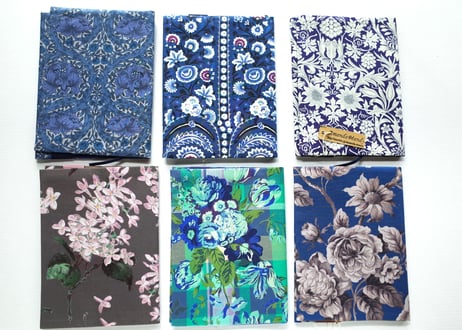 リバティ文庫サイズブックカバー・セバートン・ネイビー