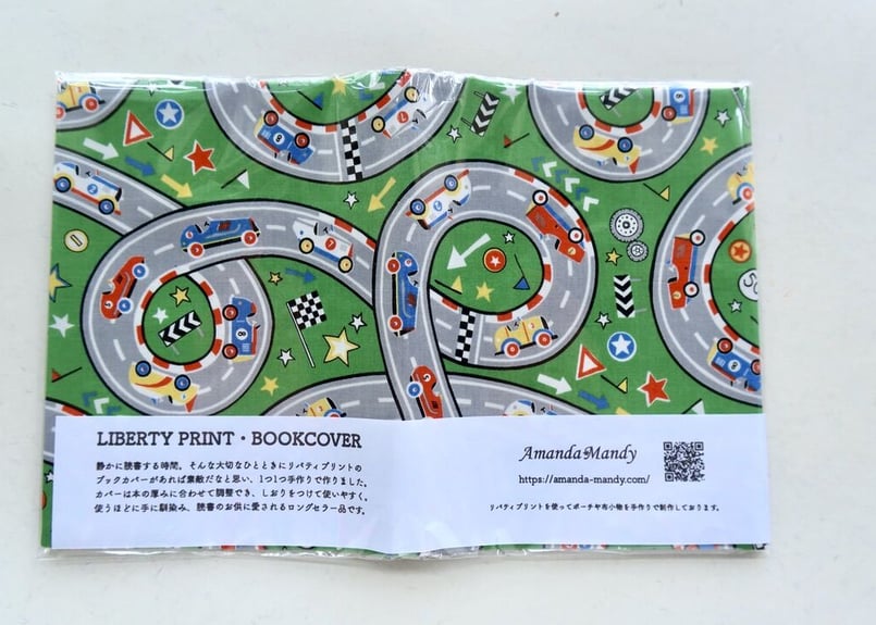 しおり ブックマーカー❁アシュテッド リバティプリント使用 ハンドメイド