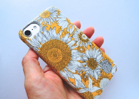 iPhone7ケース／スモールサス・イエロー