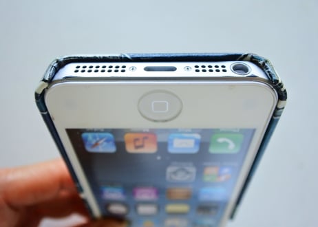 iPhoneSE/5sケース／クールコースト・ネイビー