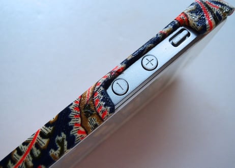 iPhoneSE/5sケース／フェリックスイザベラ・レッドネイビー