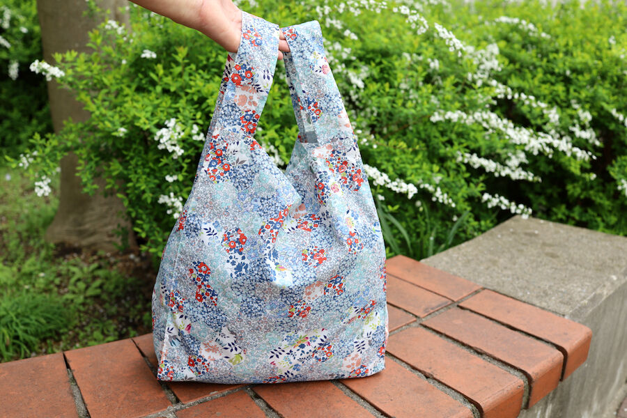 ★新作★輸入・国産リバティ生地【エコバッグ】 エコバック パッチワーク　バッグ 輸入・国産リバティ生地使用 【エコバッグ】 エコバック パッチ