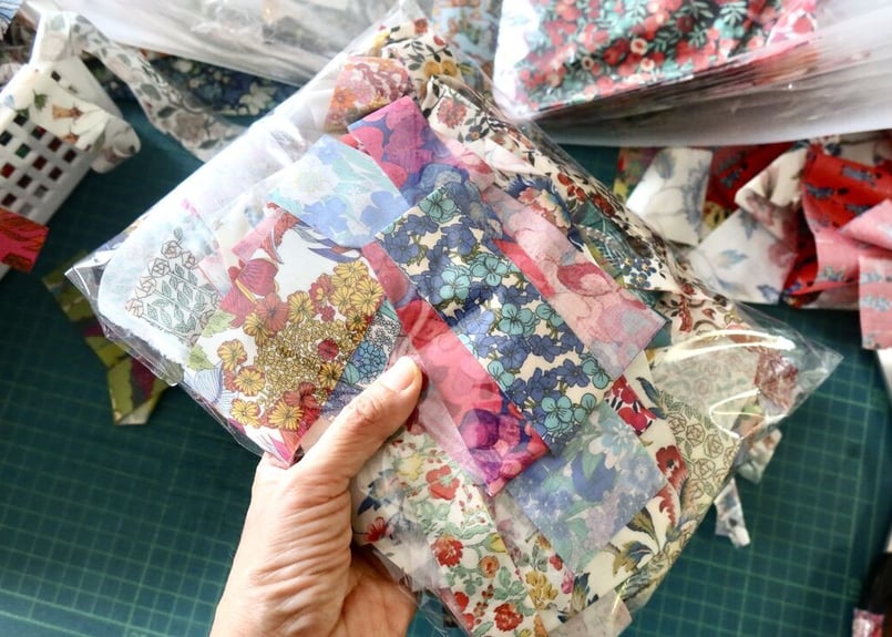 リバティラミネートハギレセット 400g （お客様レビューあり 
