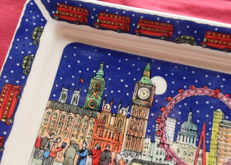 エマブリッジウォーター・クリスマスプレート（ロンドンリバティ百貨店