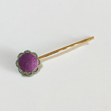 ROUND FLOWER HAIR PIN