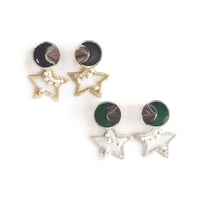 MOON STAR PIERCE/EARRING