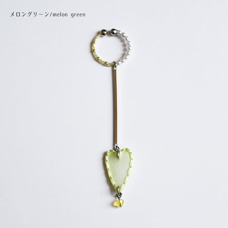 HEART LINE EAR CUFF (silver)