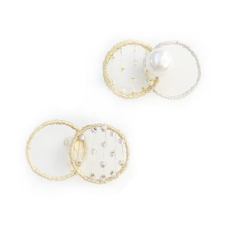 DOT CIRCLE PIERCE/EARRING