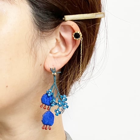 LACE FLOWER PIERCE/EARRING