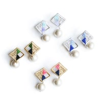 BLOC PEARL PIERCE / EARRING