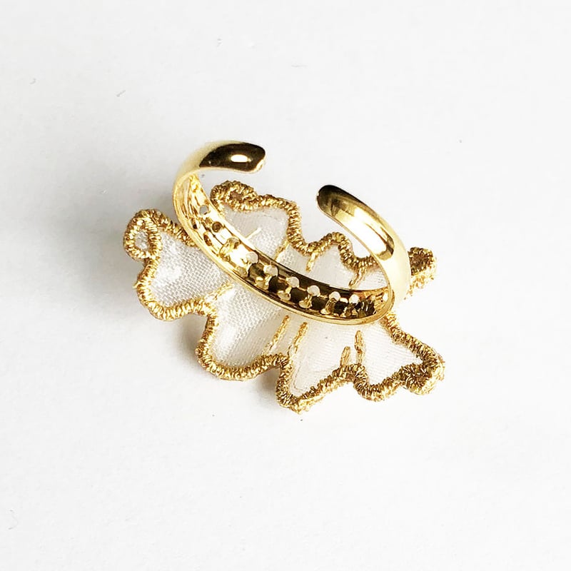 GHOST FRILL RING (BASIC) | patterie
