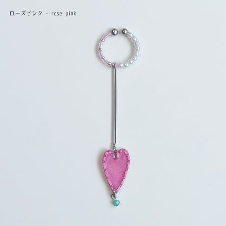 HEART LINE EAR CUFF (silver)