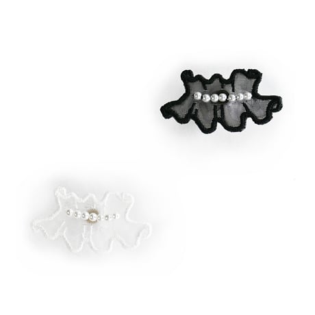 GHOST FRILL PIERCE/EARRING (BASIC)