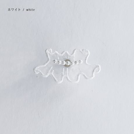 GHOST FRILL PIERCE/EARRING (BASIC)