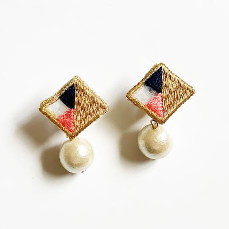 BLOC PEARL PIERCE / EARRING