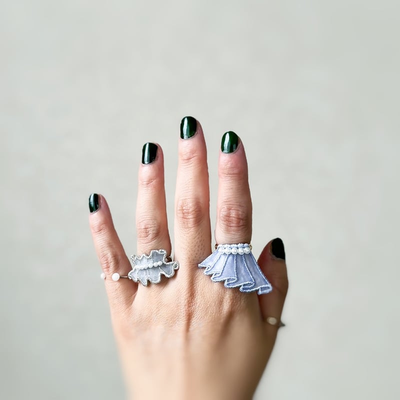 PATTERIE パタリーの指輪3点セット GHOST FRILL RING (BASIC) | patterie