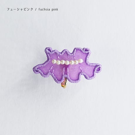 GHOST FRILL PIERCE/EARRING (COLOR)