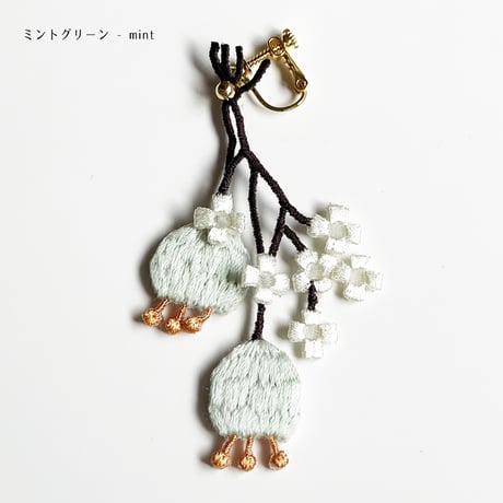 LACE FLOWER PIERCE/EARRING
