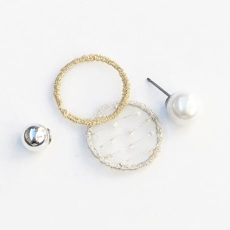 DOT CIRCLE PIERCE/EARRING