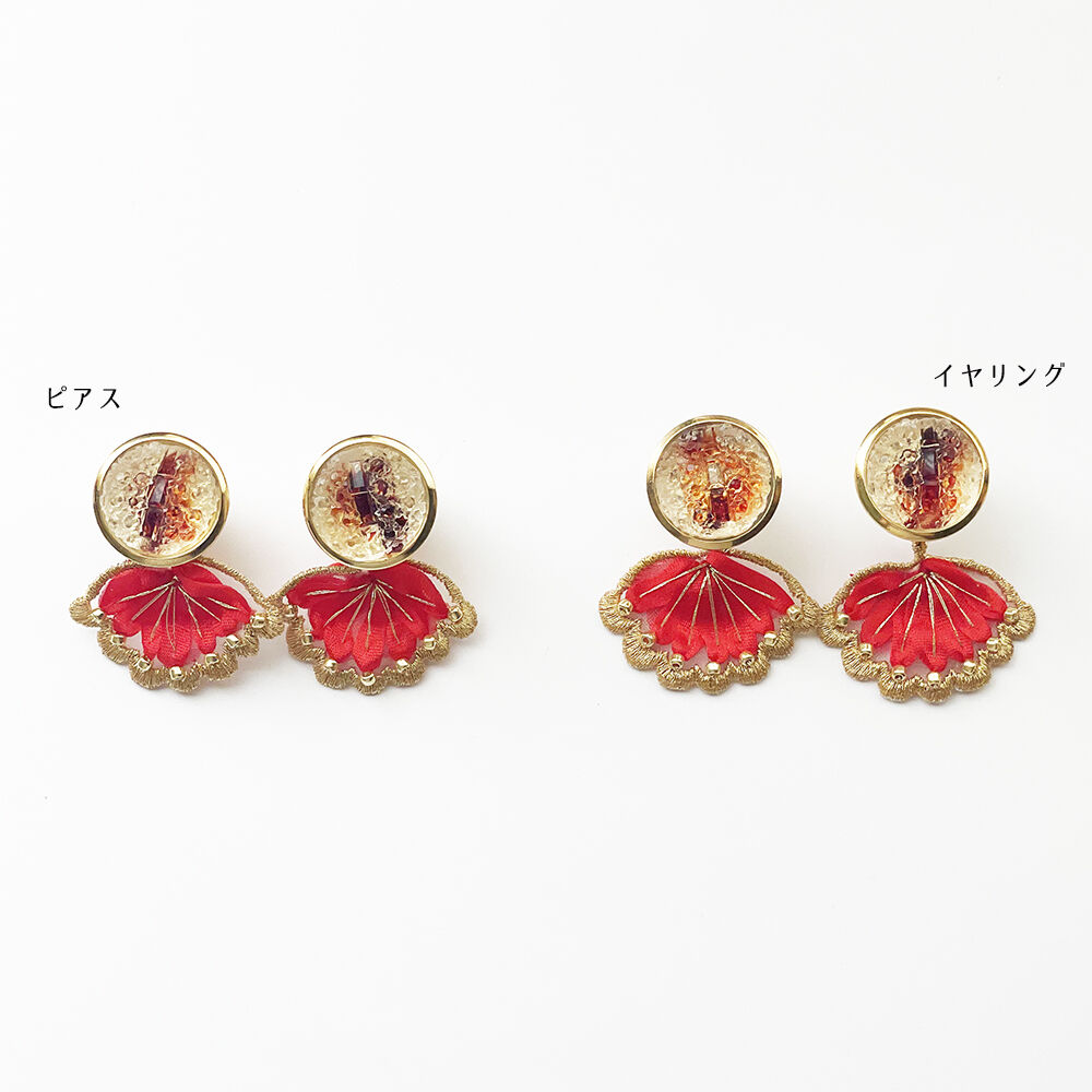 MERMAID BUTTON PIERCE/EARRING (VARIOUS) | patterie