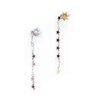 KOMPEITO STAR CHAIN EAR CUFF (long)