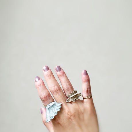 GHOST FRILL RING (COLOR)