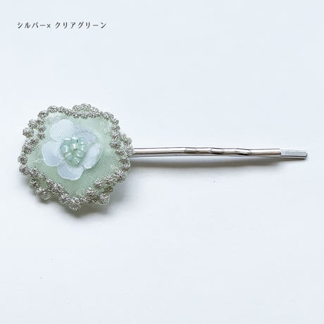 BUBBLE FLORAL HAIR PIN