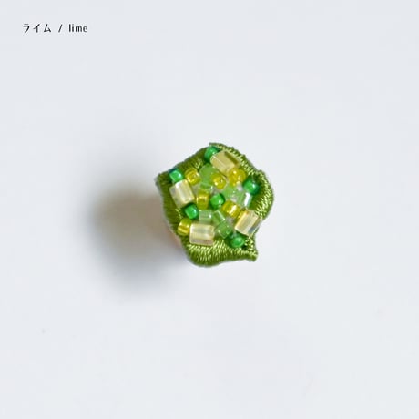SMOKE CIRCLE PIERCE / EARRING (color)