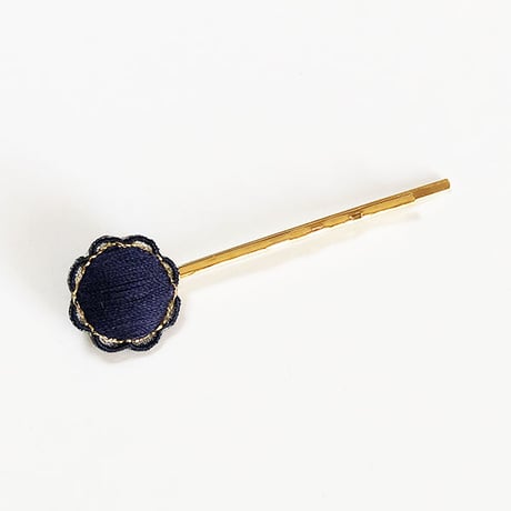 ROUND FLOWER HAIR PIN