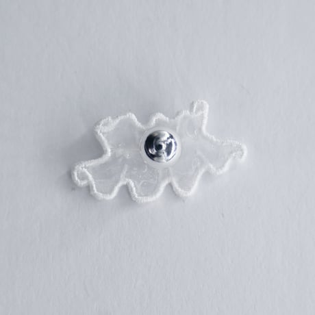 GHOST FRILL PIERCE/EARRING (BASIC)
