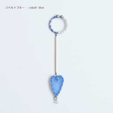 HEART LINE EAR CUFF (silver)