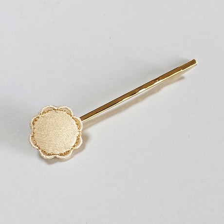 ROUND FLOWER HAIR PIN