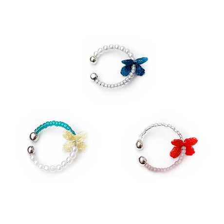 MINI FLOWER EAR CUFF(SILVER)