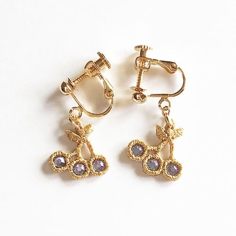 CHERRY BIJOU PIERCE/EARRING