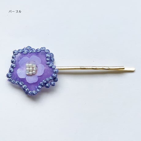 BUBBLE FLORAL HAIR PIN