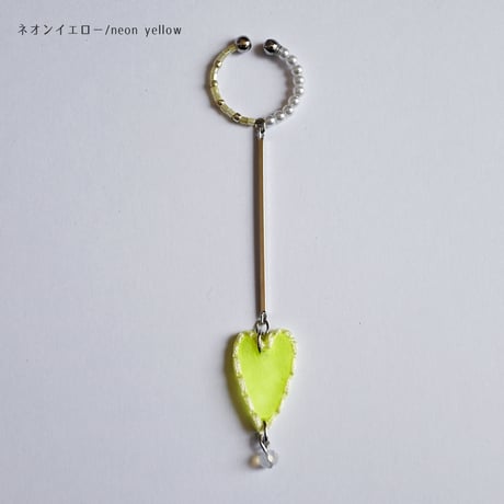 HEART LINE EAR CUFF (silver)