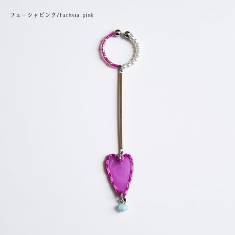 HEART LINE EAR CUFF (silver)