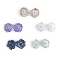 BUBBLE FLORAL PIERCE / EARRING
