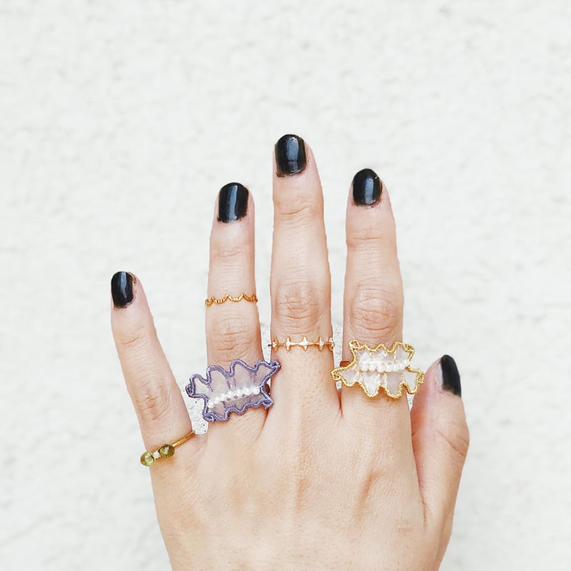 GHOST FRILL RING (BASIC) | patterie