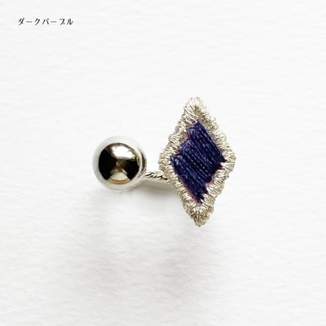 PEARL DIAMOND FORK RING (metallic pearl)