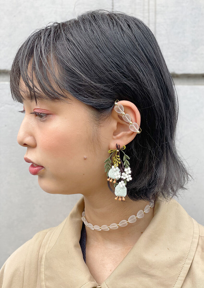 LACE BOUQUET PIERCE/EARRING