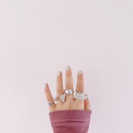 GHOST FRILL RING (COLOR)