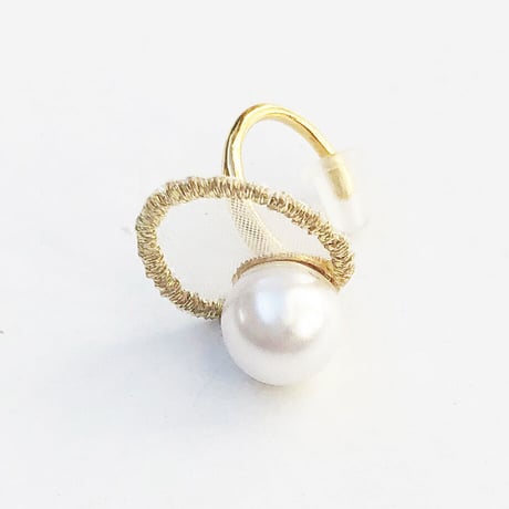MINI CIRCLE PEARL EAR CUFF