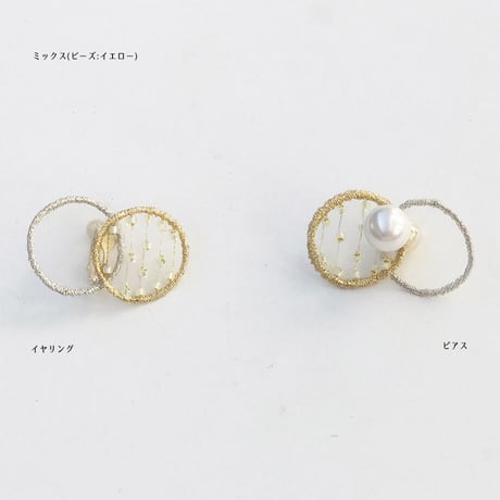 DOT CIRCLE PIERCE/EARRING