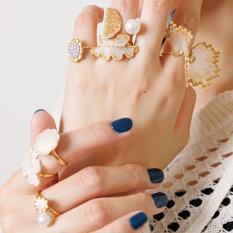 GHOST FRILL RING (COLOR)