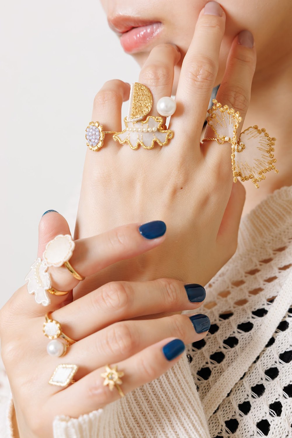 GHOST FRILL RING (BASIC) | patterie